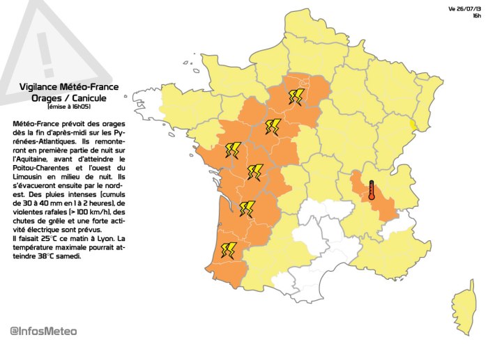 Cliquez sur l'image pour consulter le bulletin complet de Météo-France.